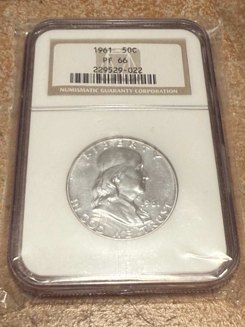 WN155 - 1961 Franklin Half Dollar (90% Silver) NGC PF66